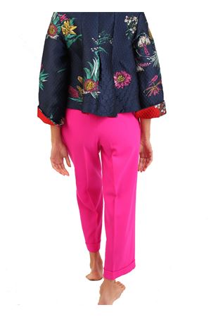 pantaloni sartoriali capresi fucsia Laboratorio Capri | DANDYCREPEFUXIA